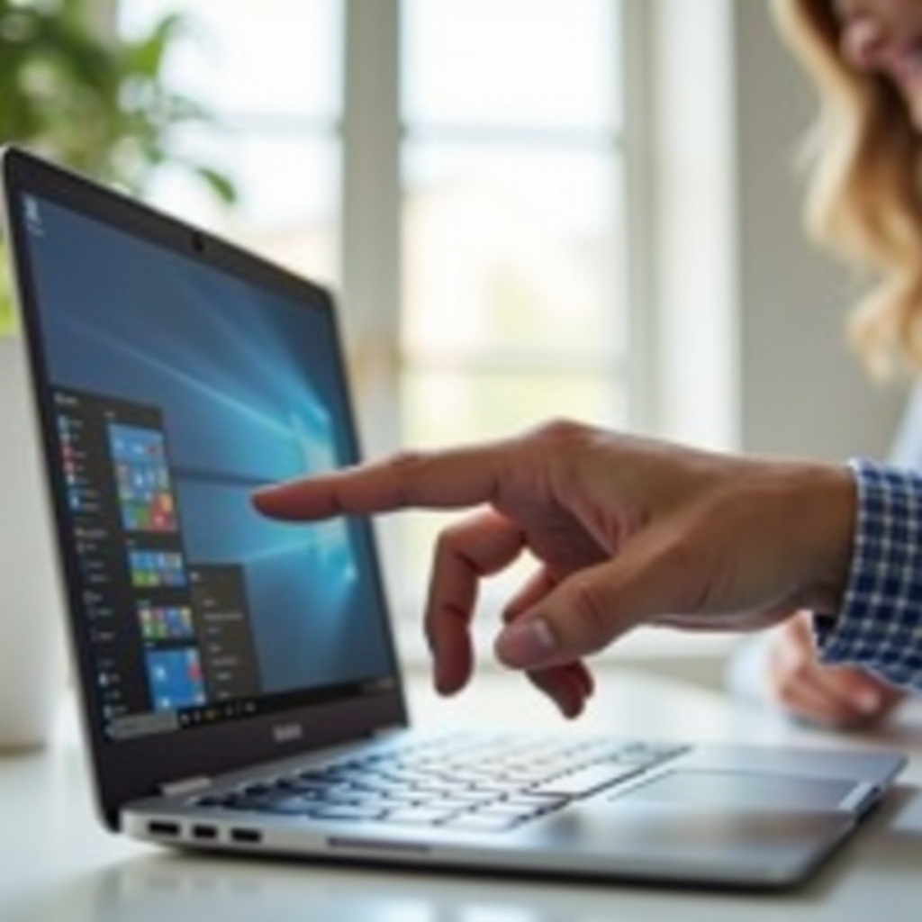 how to turn on touchscreen on a samsung chromebook