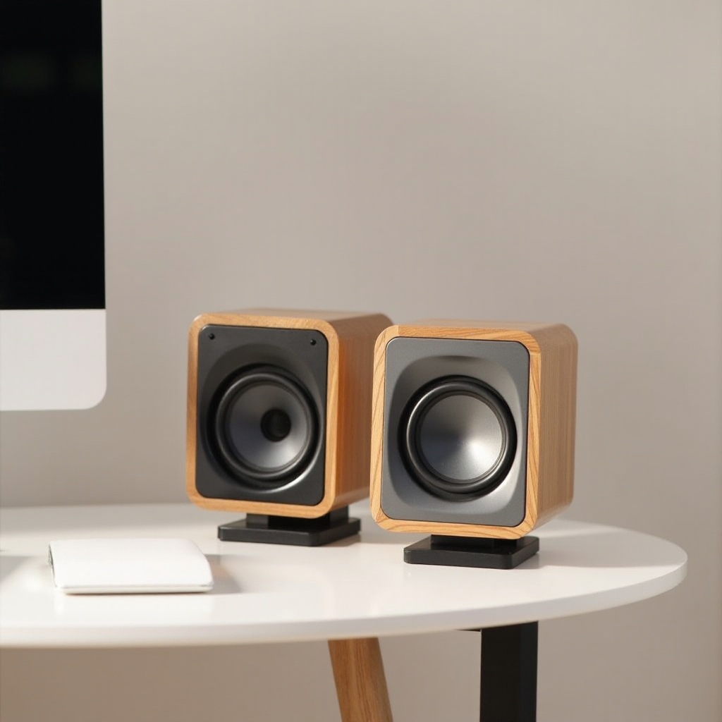 desktop pc speaker scandi design