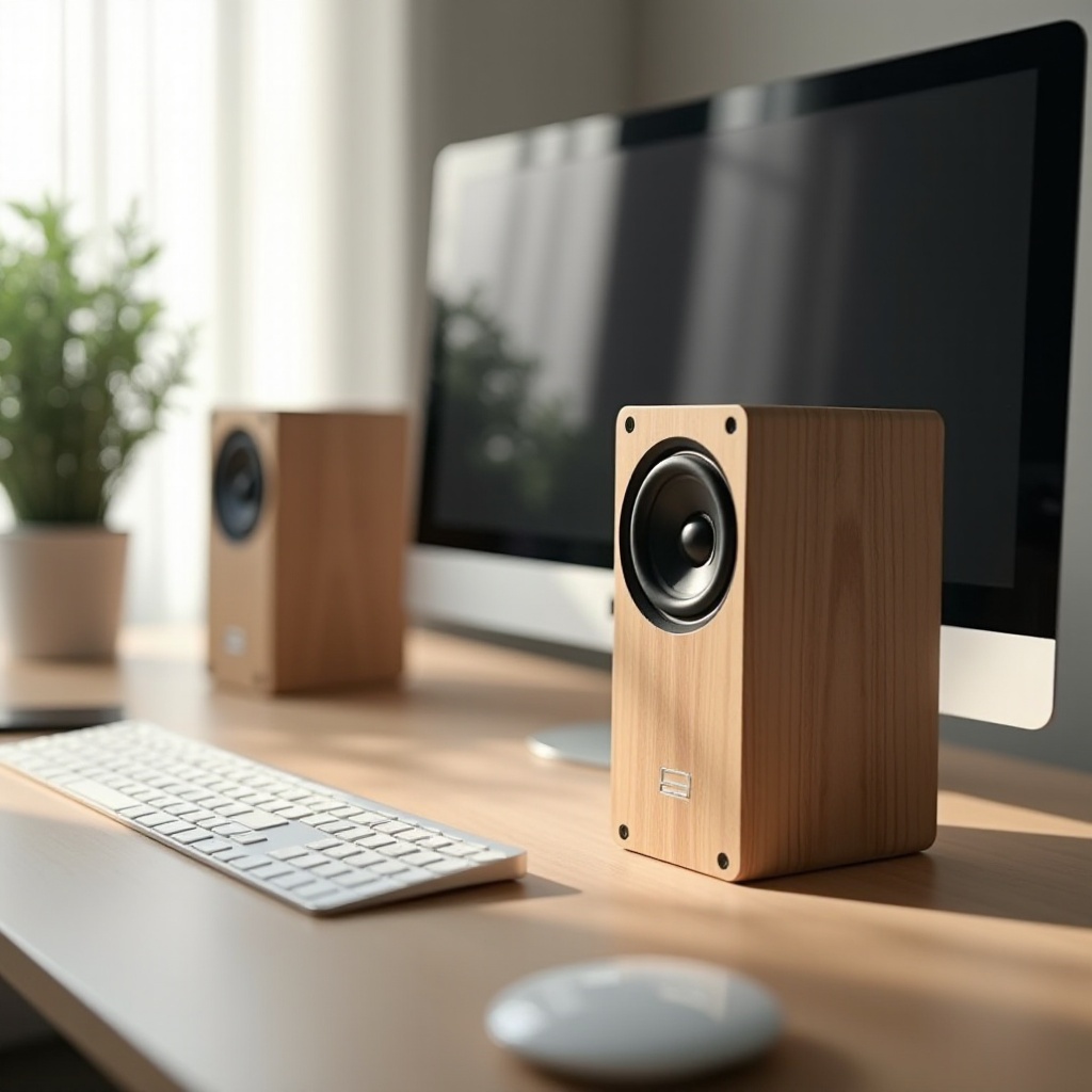 desktop pc speaker scandi design