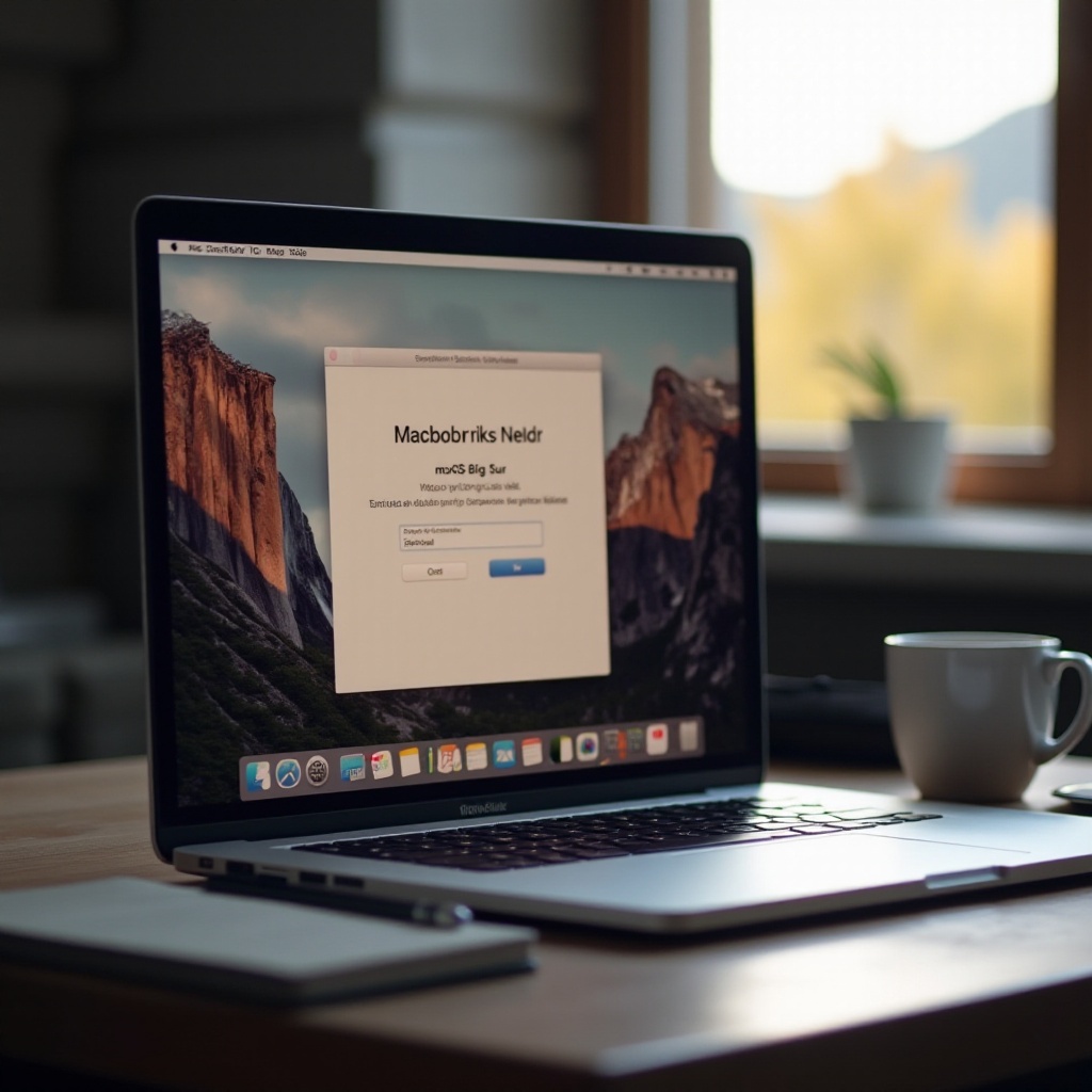 why won't my macbook pro update after macos big sur